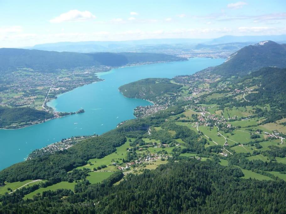 Charmant Appartement Lac D'Annecy / Ski - 6 Pers Menthon-Saint-Bernard Dış mekan fotoğraf